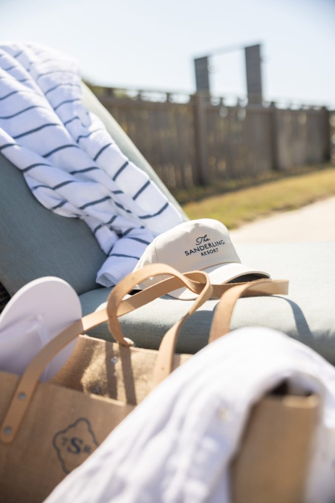 Pool chair with towel